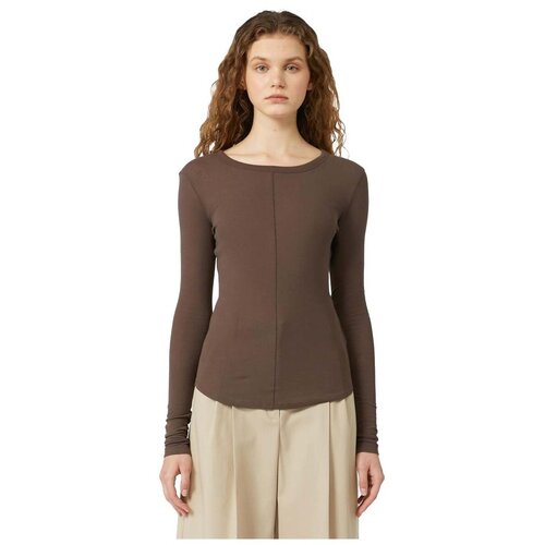 Max Mara Majice z dolgimi rokavi VINCITA Kostanjeva Cene