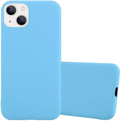 Cadorabo Ohi&amp;scaron;je, združljiv z Apple v Candy Blue - Za&amp;scaron;čitni pokrov iz fleksibilnega silikona TPU, (20617484) Slike