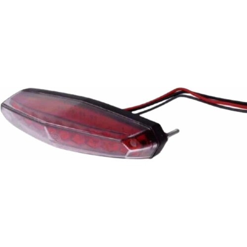 WM LED zadnja luč za skuter/moped z osvetlitvijo tablice Slike