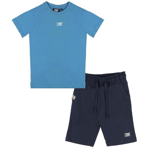 Leone 1947 Otro&scaron;ki kompleti Boy Sets T-Shirt + Bermuda Basic Modra Cene