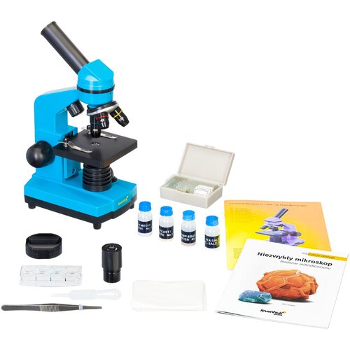 Levenhuk Rainbow 2L Microscope, Blue Slike