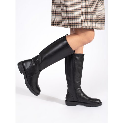 Sergio Leone Leather black classic boots for women Slike