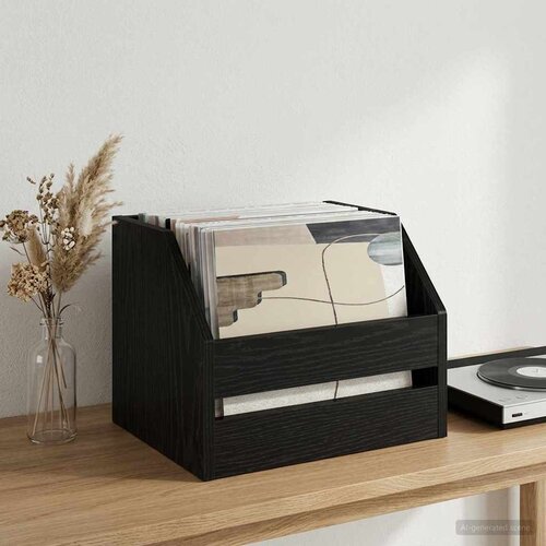  Kutija za vinilne albume Crni hrast 38 x 30 x 29 cm Cijene