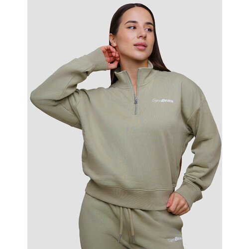 GymBeam Ženska dukserica Agile 1/2 Zip Sage Cijene