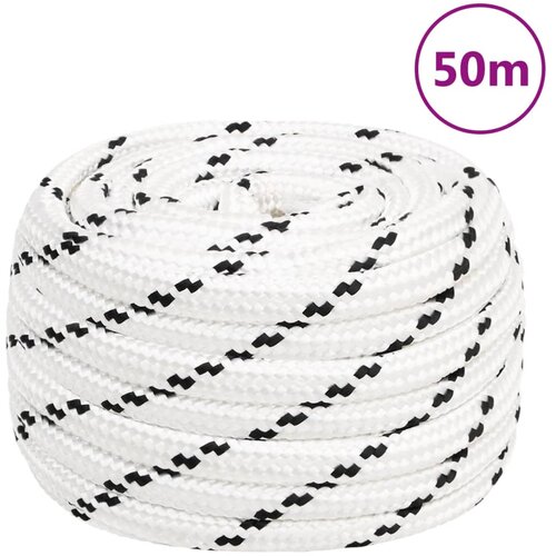 vidaXL Radno uže bijeli 18 mm 50 m poliestersko Cijene