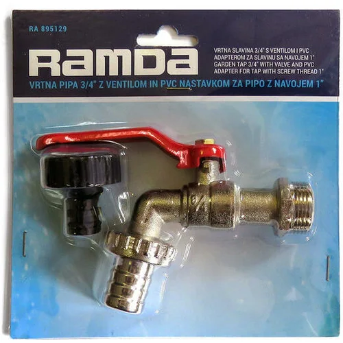 Ramda vrtna pipa 3/4 z pvc nastavkom RA 895129