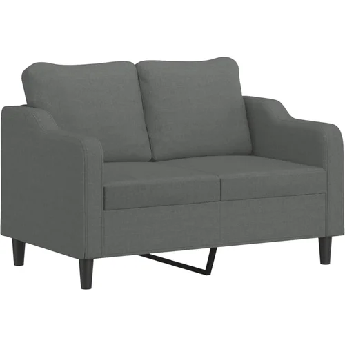 MAISON CHIC Dvosed kavč - Sofa - Kanape temno siv 120 cm blago, (21726963)