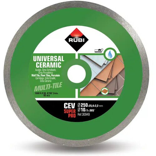 Rubi Dijamantska testera za mokro sečenje keramike 250mm Cev 250 Superpro Cene