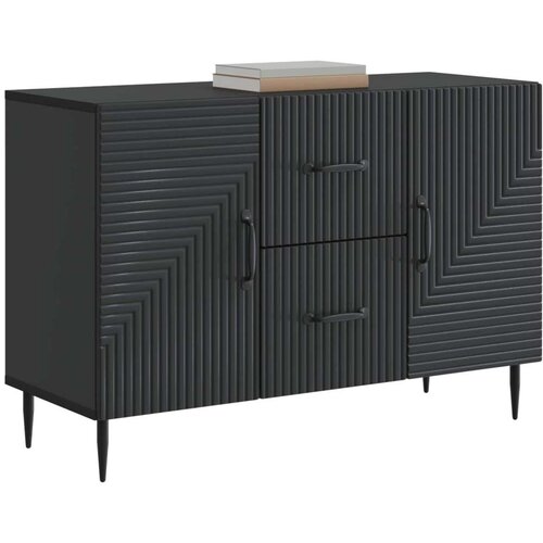  Kreveta s ladicama Crna 89 x 34 5 x 60 cm Konstruirano drvo - Crna Slike