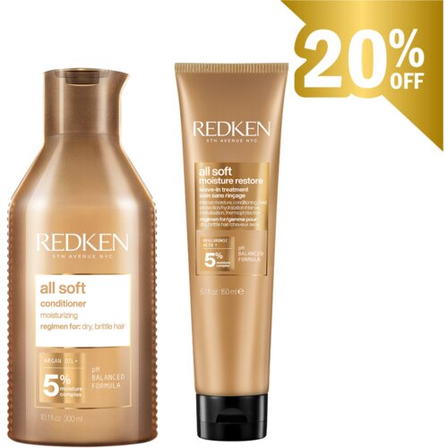 Redken ALL SOFT regenerator i leave in za hidrataciju i sjaj Slike