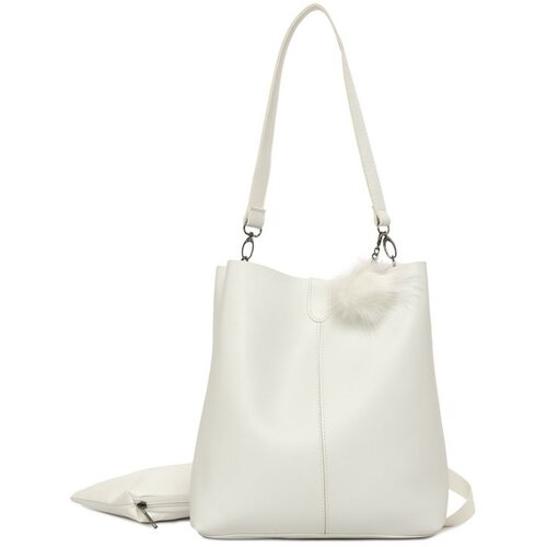 Lucky Bees Ženska torba 2770 - 38255, 32 x 30 x 10 cm, Bijela Slike