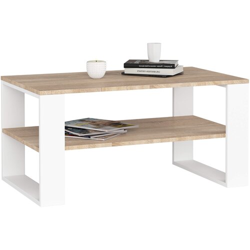AKORD KAVNA MIZA ALEX OAK SONOMA / BELO, (21714100) Cene