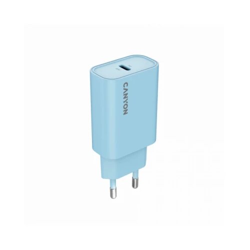 Canyon charger OnCharge 30CL Max Power 30W 1xPD EU Light Blue ( CNE-CHA30CLLBL ) Slike