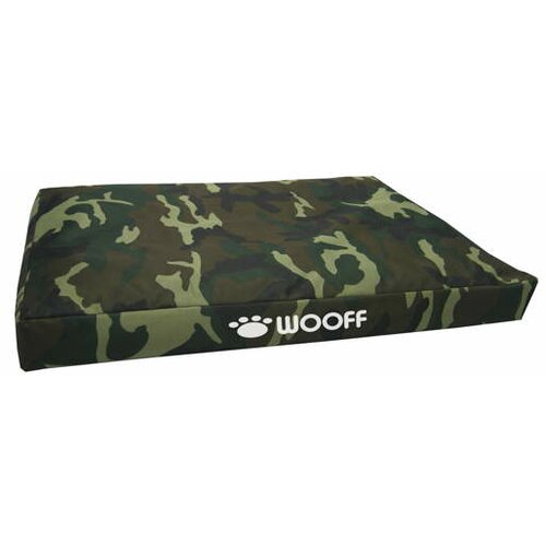 Wooff ležaljka za pse Box maskirna 70x110x15 cm Slike
