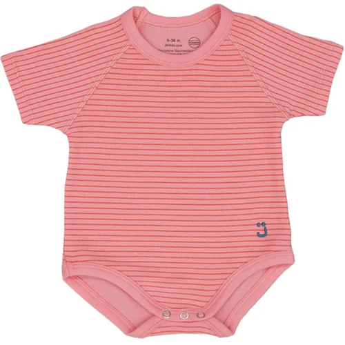 J BIMBI 4SEASON STRIPES Coral Red body podesive veličine 0-36 months 1 kom