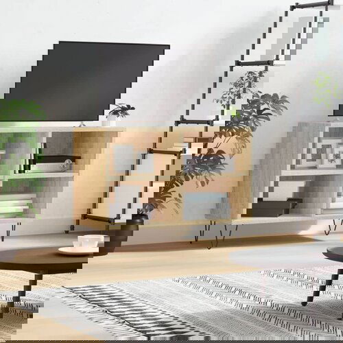 The Living Store TV omarica sonoma hrast 69,5x30x50 cm inženirski les - TV Omarica, (21434411) Slike