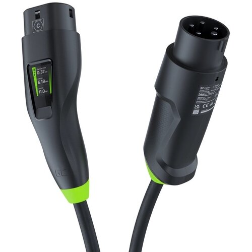 Green cell Habu EVGC01 Mobile EV charger for electric vehicles 11 kW 7 m Type 2 CEE Wallbox Black Cijene