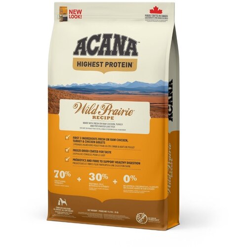Acana Highest Protein Wild Prairie Cene
