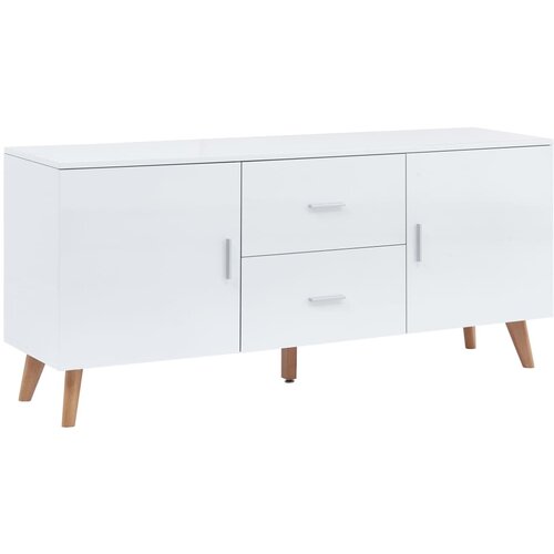 VidaXL Komoda MDF 160x40x70 cm bela Slike