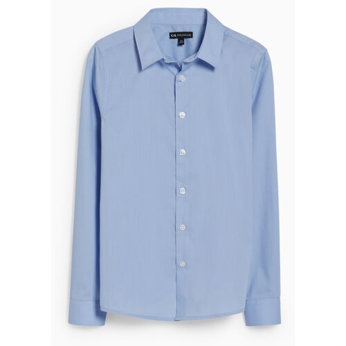 CA košulja za dečake na dug rukav, Formalwear, Regular Fit, Svetlo plava Slike