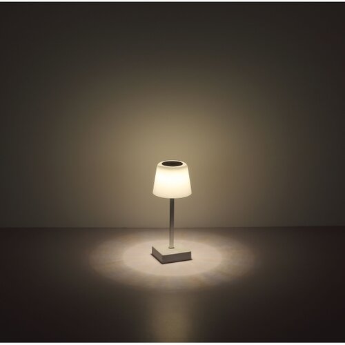 Globo 28061W - LED stona lampa XAYDEN, prigu&amp;scaron;iva, punjiva i dodirna, LED/2W/5V 800 mAh, bela Slike