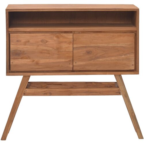  Konzolni stol 80 x 30 x 80 cm od masivne tikovine Slike