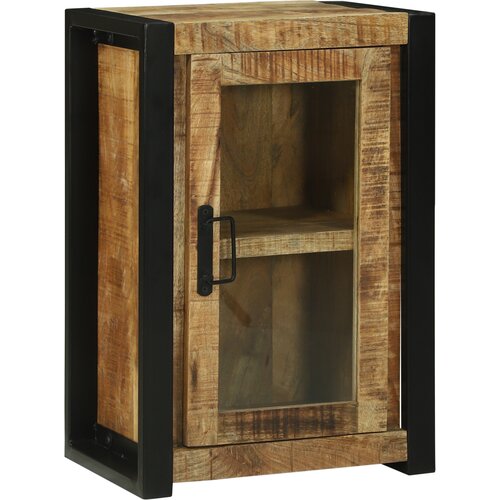 VidaXL Ormar za kupaonicu 40x30x60 cm od masivnog drveta hrapavog manga Slike