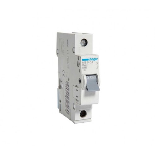 HAGER automatski osigurač 40A, 1P, B, 6KA MB140A Cijene