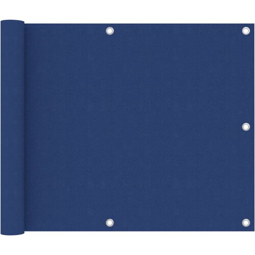 vidaXL Balkonsko platno modro 75x400 cm oksford blago Cene