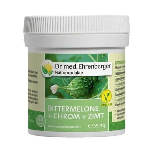 Dr. med. Ehrenberger - bio in naravni izdelki ekstrakt gorke dinje + krom + cimet Cijene