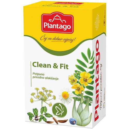 Plantago Čaj Clean & Fit, 36g Cene