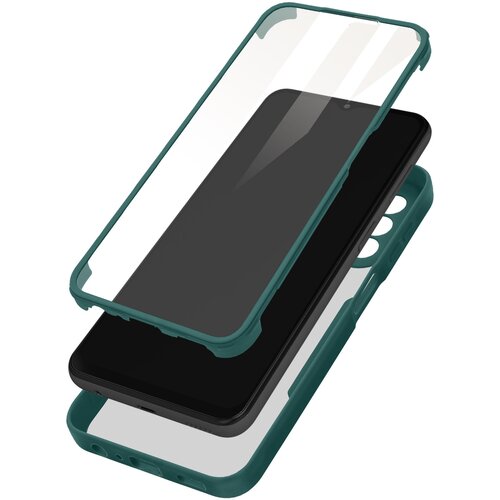AVIZAR Ovitek Samsung Galaxy A13 4G, zadnji del iz pleksiglasa z zelen obrobo, (20616403) Cene