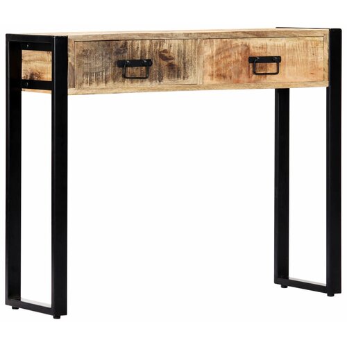 vidaXL Konzolna mizica 90x30x75 cm trden mangov les Cene