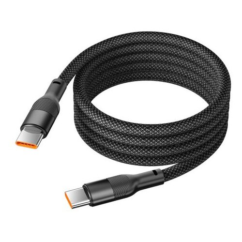 Ksix kabel USB-C na USB-C, 60W, magnetski, pleteni, 1 m, crni Cijene