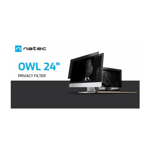 Natec OWL, Privacy Filter for 24" Screen, 16:9, 531 x 298 mm Cene