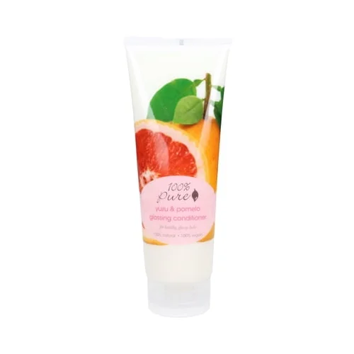 100% Pure Yuzu & pomelo glossing balzam za lase - 236 ml