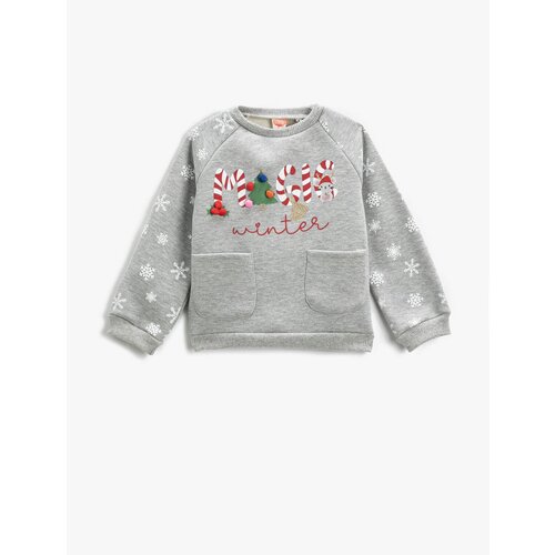 Koton Printed Sweat Pocket Detailed Raised Slike