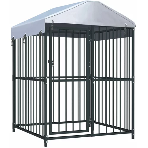  vanjski kavez za pse s krovom 120 x 120 x 150 cm