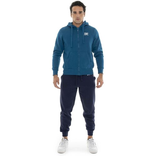 Leone 1947 Trenirka komplet Man Suit Fleece Hoody Zipped Modra Slike
