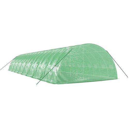  Plastenik s čeličnim okvirom zeleni 108 m&amp;sup2; 18 x 6 x 2,85 m Slike