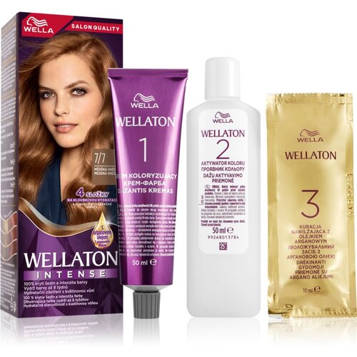 Wella Wellaton Intense trajna boja za kosu s arganovim uljem nijansa 7/7 Deep Brown Cijene
