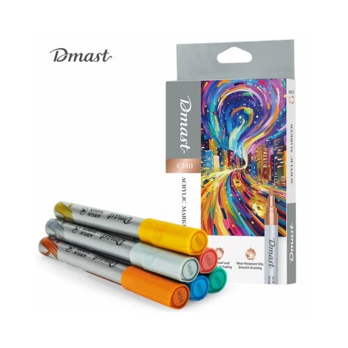  akrilni markeri deli 1/6 metalik dmast pebeo EC350 Slike