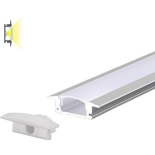 Mitea aluprofil za led trake 2M ugradni Cene