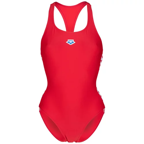 Arena Sportski kupaći kostim 'ICONS RACER BACK SOLID' crvena / bijela