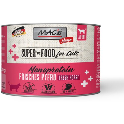 MAC's Ekonomično pakiranje MAC´s Cat Mono Sensitive 12 x 200 g - Konjetina Cijene