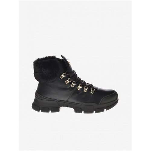Love Moschino Black Women&amp;#039;s Ankle Leather Boots - Women Slike