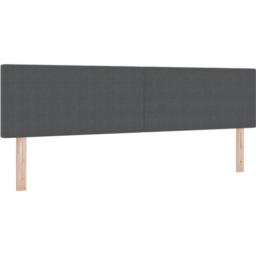  LED Box Spring Krevet Tamno siva i bijela 180 x 200 cm Slike