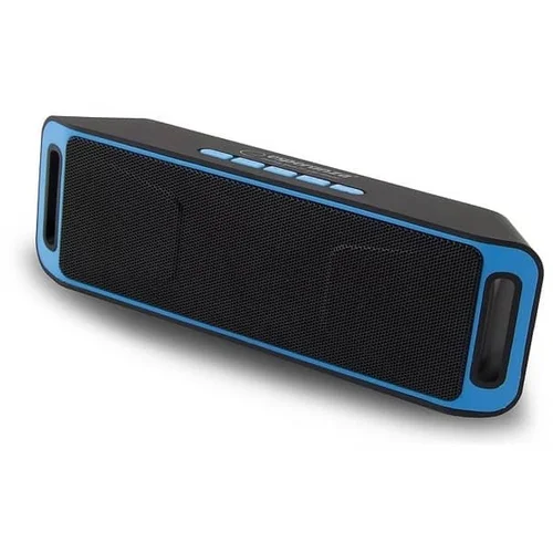  Zvučnik BLUETOOTH ESPERANZA FOLK, FM radio, microSD, USB, black blue, EP126KB