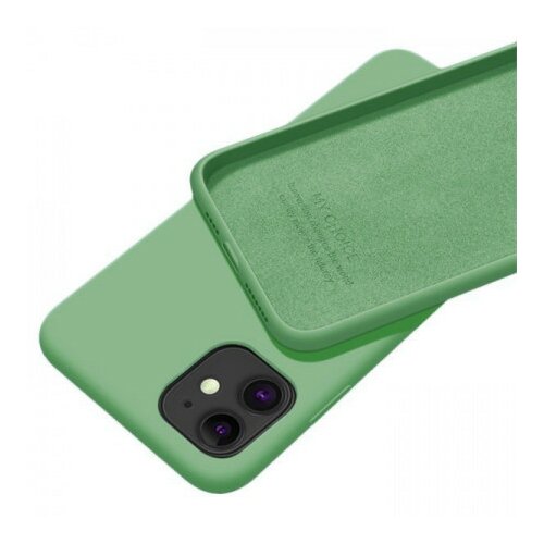 MCTK5-SAMSUNG A12 Futrola Soft Silicone Green Slike