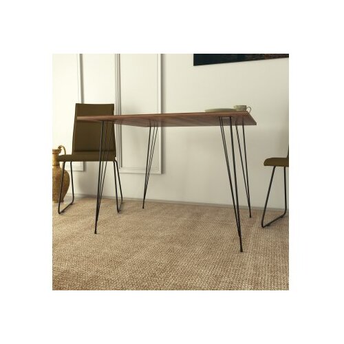 Hanah home Sto Sandalf Square Walnut Slike